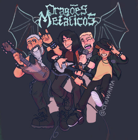 Fanart, Dragões Metálicos -Ordem Paranormal Fanart, Dragões Metálicos -Ordem Paranormal