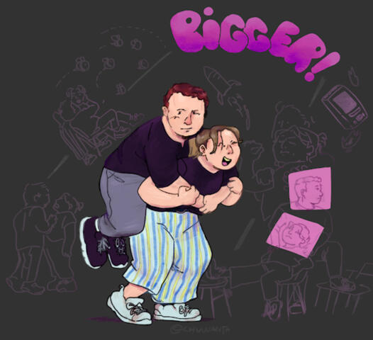 Fanart, Bigger with Brennan and Izzy